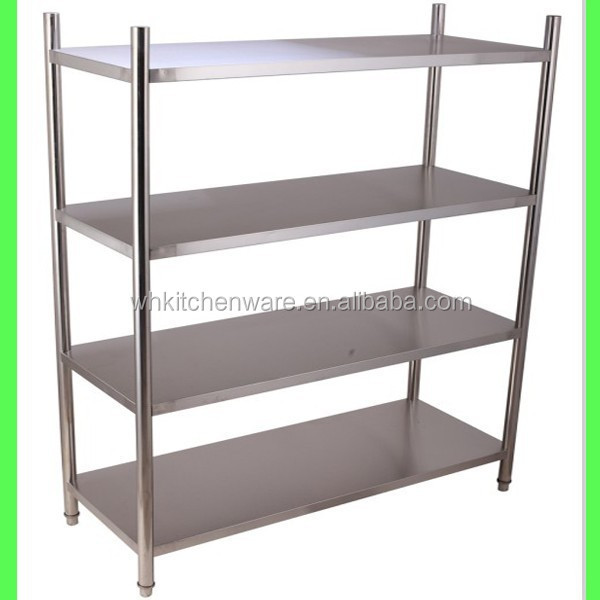 4 Tiers Stainless Steel Storage Kitchen Rack