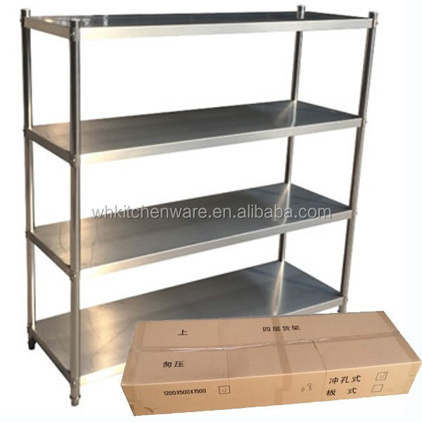 4 Tiers Stainless Steel Storage Kitchen Rack