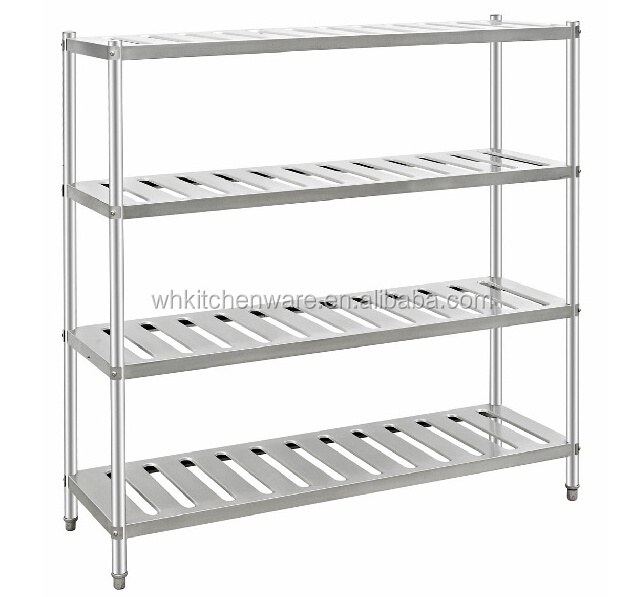 4 Tiers Stainless Steel Storage Kitchen Rack