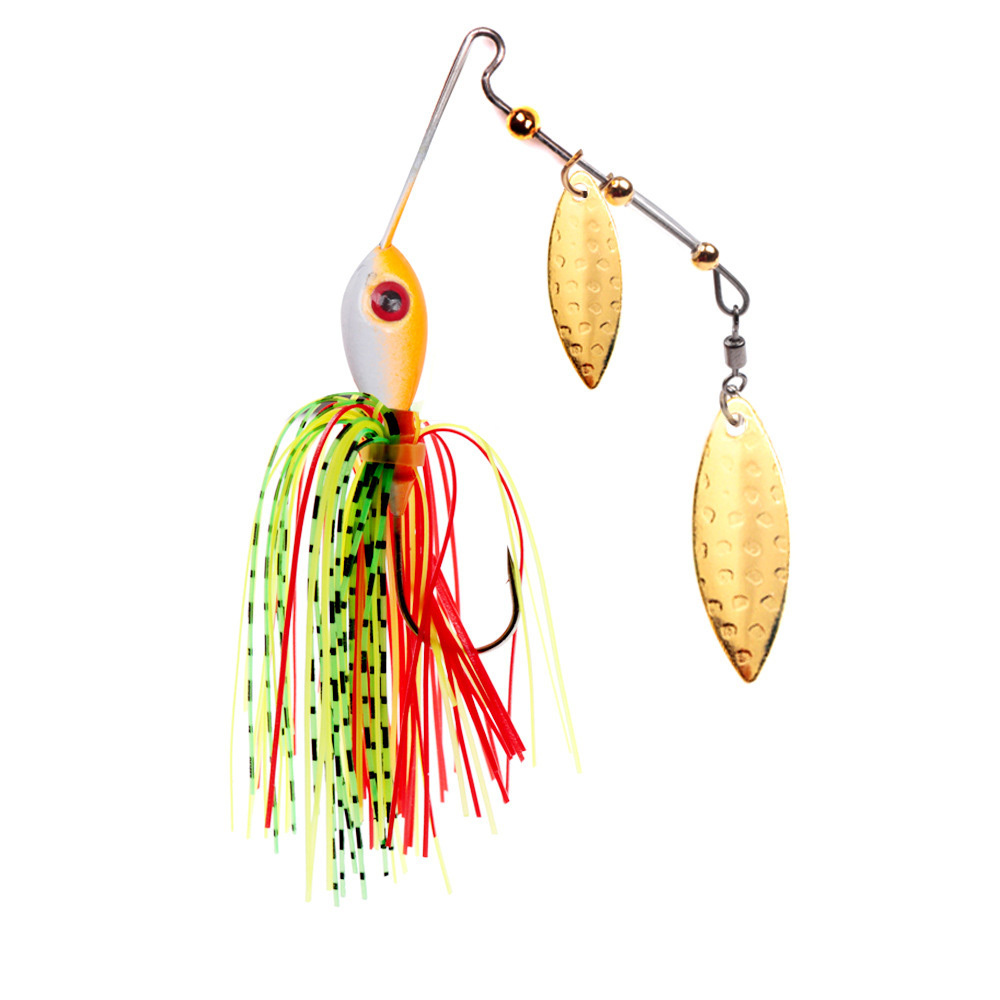 Christmas Free Sample 13g 17g Metal Bait Sequins Rotating Fishing Bait Spoon to Attract Buzzbait Fishing Gear