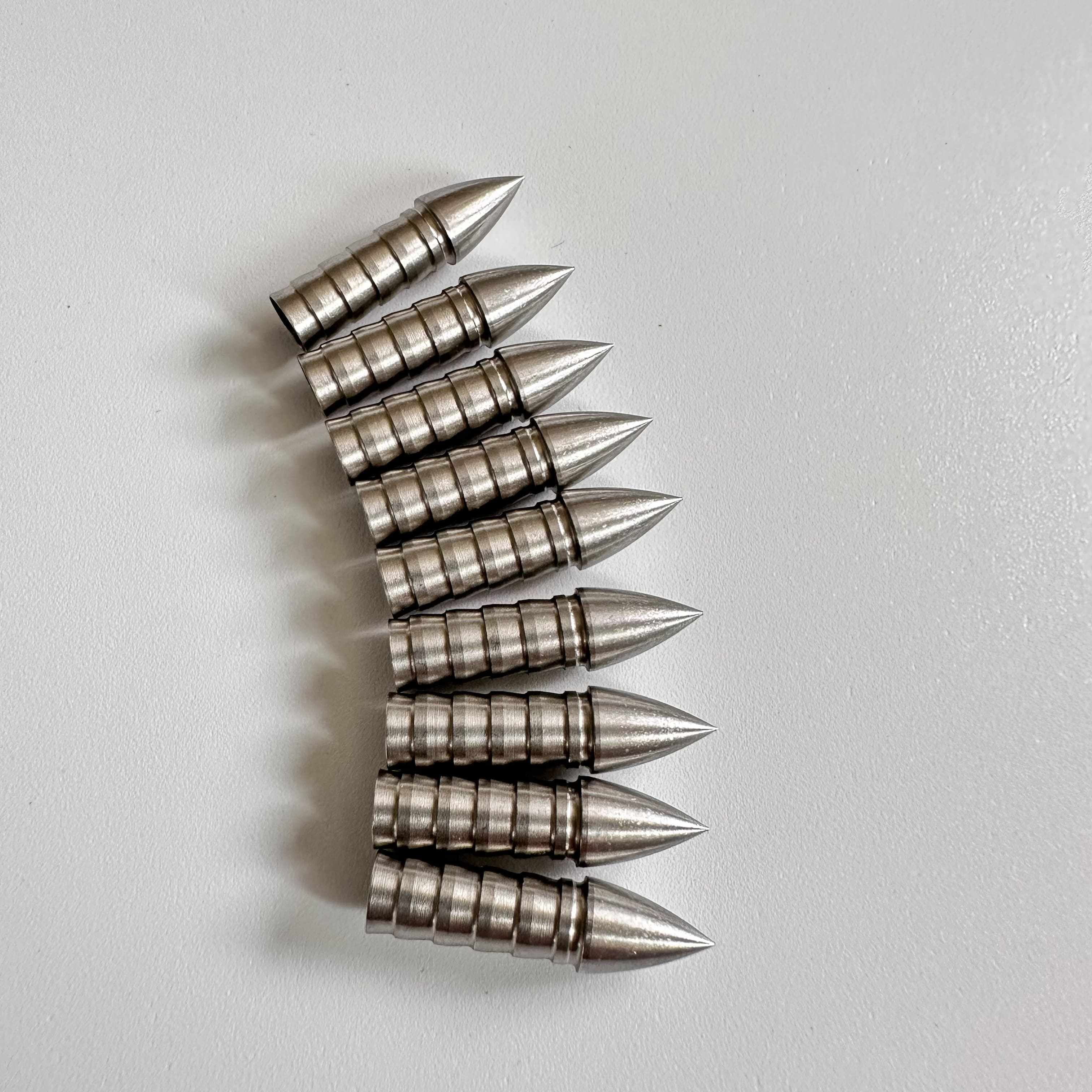 110 Grain Bullet Arrowhead 4.2mm Strainless Steel Glue-in Insert Point Archery Hunting Arrows Head Tip Points