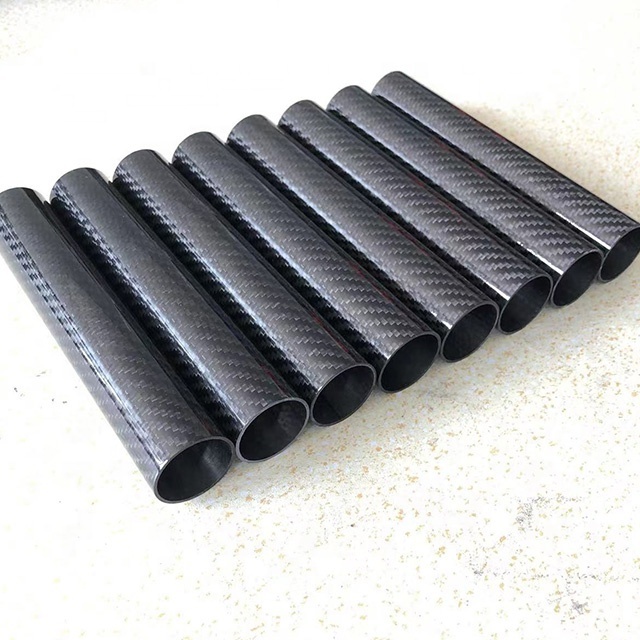 customize carbon fiber tube connector 3k trekking shaft 15m tapered high modulus carbone fibre telescopic window cleaning pole