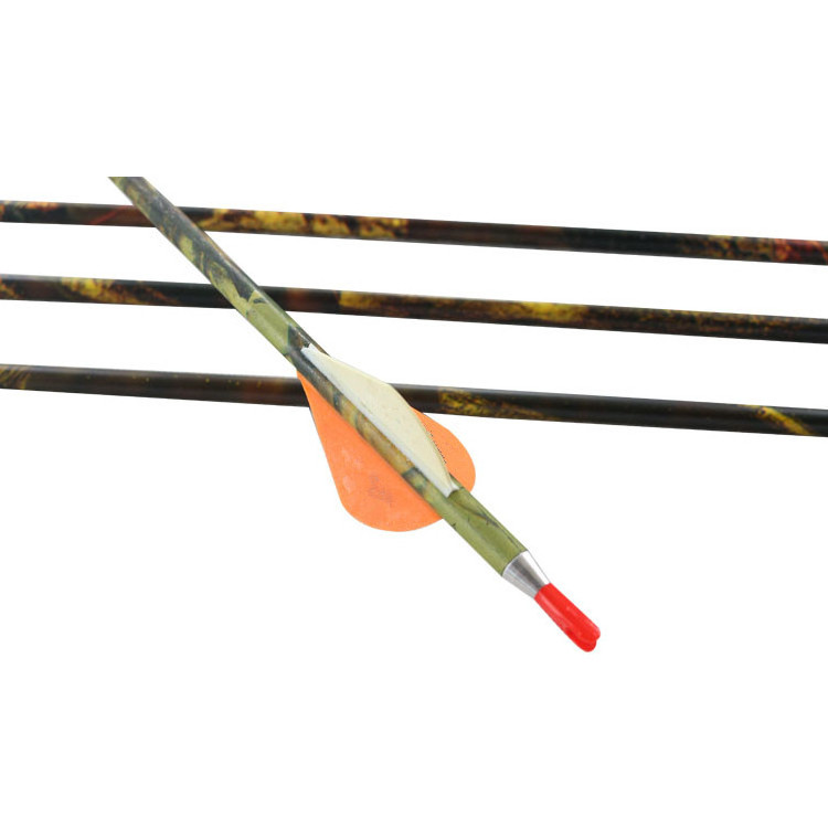 Archery Hunting Bow Arrow Carbon Shaft Spine 250-1300 ID3.2 4.2 5.2 6.2mm Feather Vanes Compound Recurve Arrows