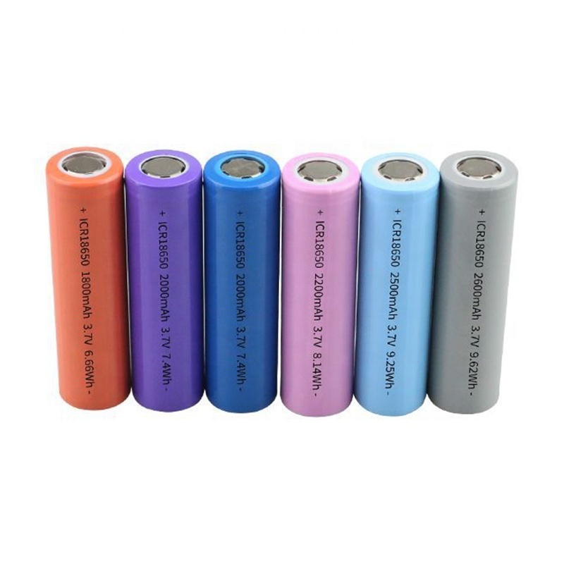 High capacity 1500mAh rechargeable 3.7v Li-ion 18650 lithium ion battery