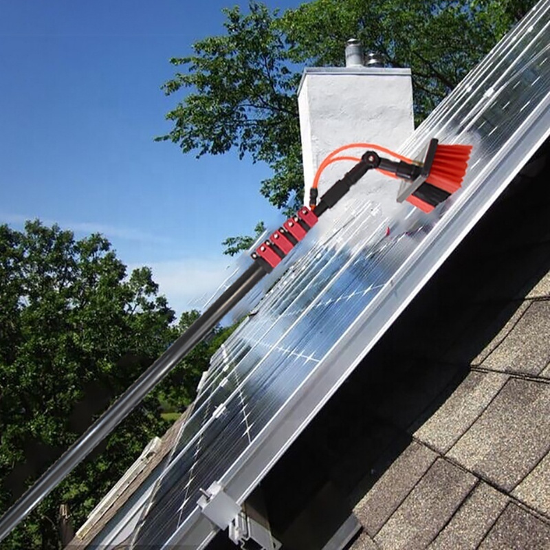 Professional commercial aluminium alloy solar panel cleaning robot