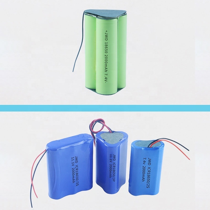 Factory price 18650 3.7V 1200mah rechargeable li-ion lithium battery pack battries