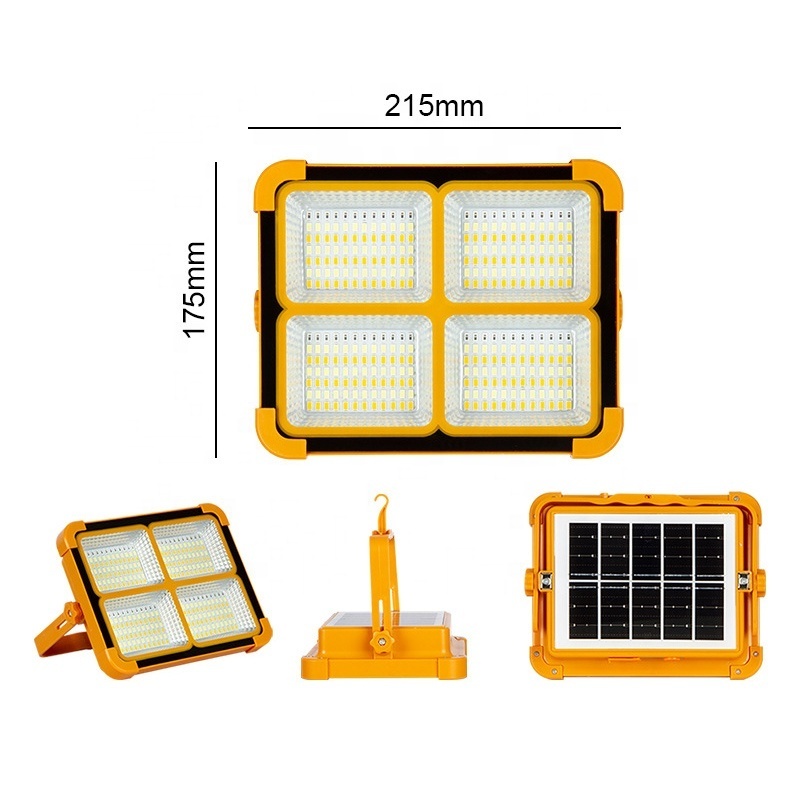 Wholesale Outdoor Solar Spotlight Ip65 100W 200W Floodlights For Garage House Yard