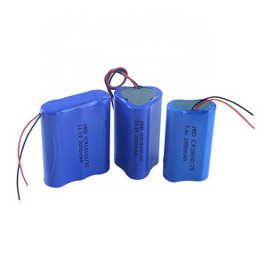 Factory price 18650 3.7V 1200mah rechargeable li-ion lithium battery pack battries