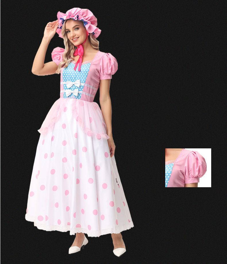 carnival parade Costume Pink Secret Honey Pink Princess Dress Halloween Cosplay Costume For Woman Adult Role Playing Dress