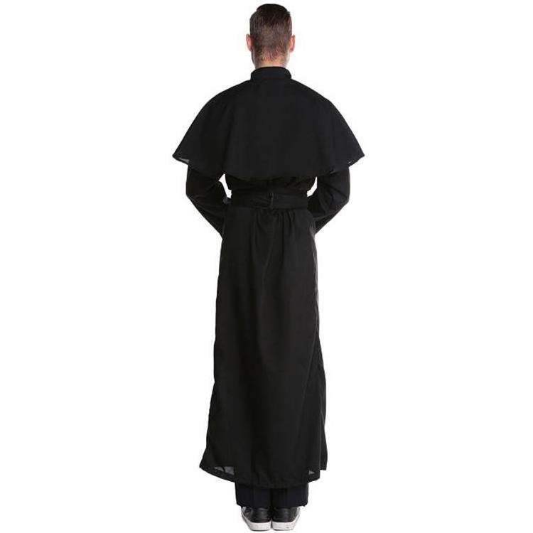 Hot Sale Moive Cosplay Adult Jesus Christ male missionary clerical dress Maria priest Nun robes cosplay costume