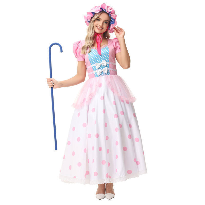 carnival parade Costume Pink Secret Honey Pink Princess Dress Halloween Cosplay Costume For Woman Adult Role Playing Dress