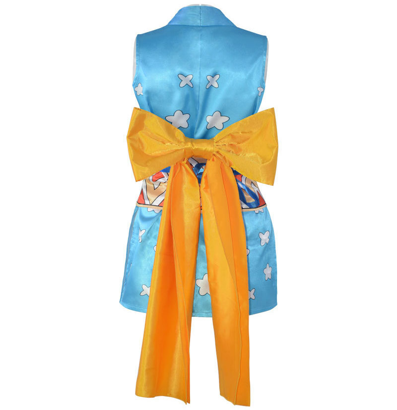 2024 Anime Nami Cosplay Costume Fancy Dress Outfit Game BLUE Nightgown Anime Carnival Women's Sexy Halloween Polyester Sets