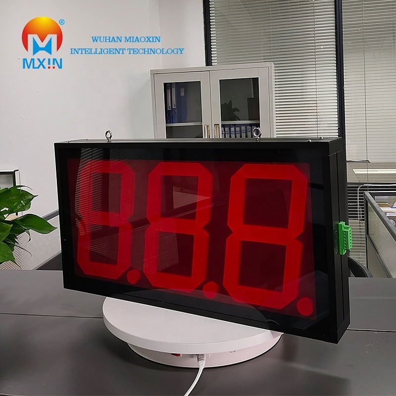 8-inch big led counter display for factories digital counter mountable 7 segment 4 digit led  display