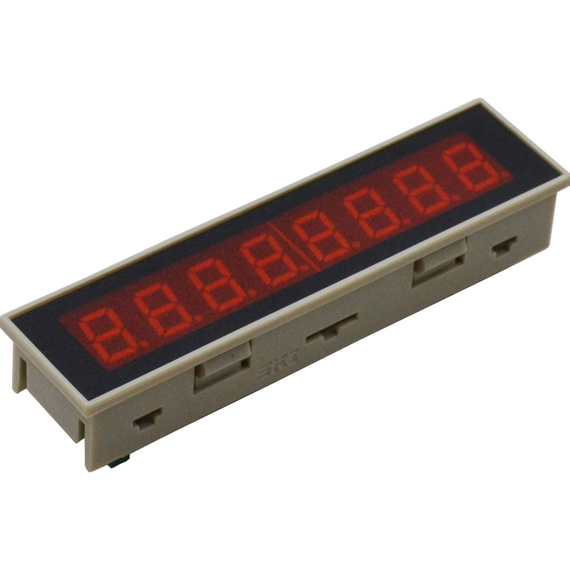 RS485/RS232/TTL Modbus RTU/ACSII High-Quality 0.4 Inch 8-Digit LED Digital Display