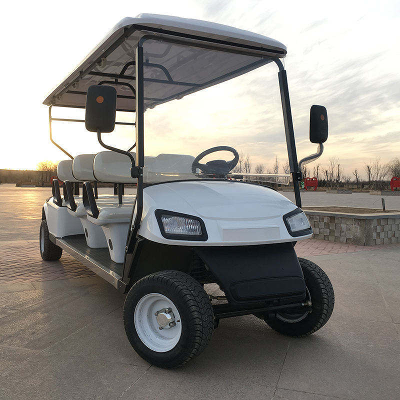 WeiHeng wholesale Electric Car GOLF CAR cart Buggy 6 Seater 60v Lithium Battery Golf energy vehicle