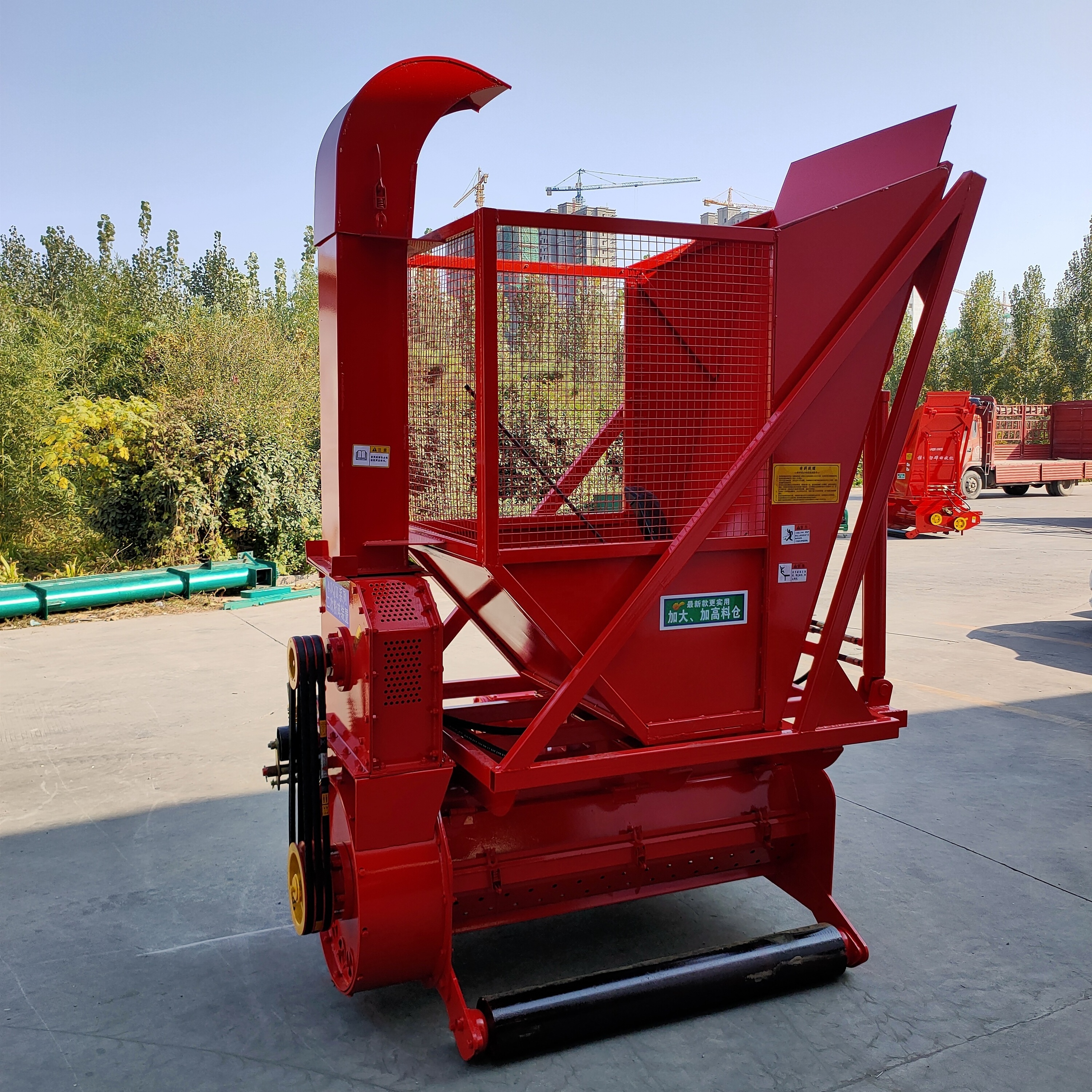 Single Row Forage Harvesting Machine Mini Silage Chopper Harvester for Sale