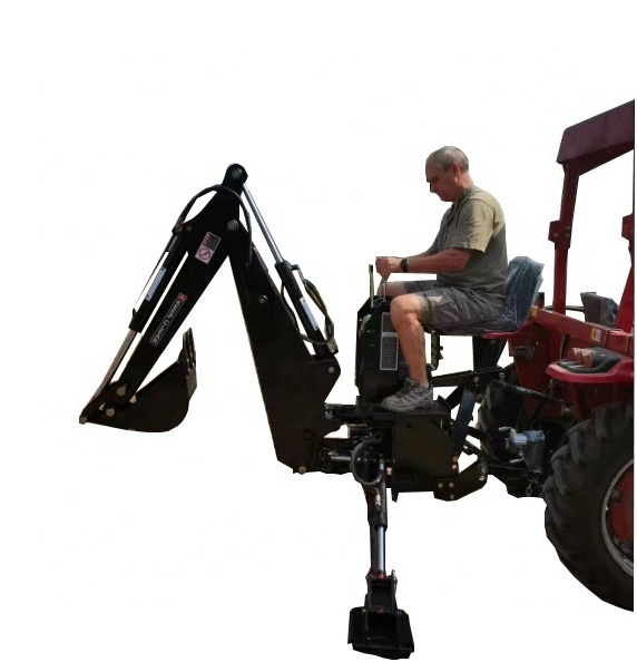 30HP Tractor Towable Backhoe 3 Point Hitch Small Backhoe Attachment