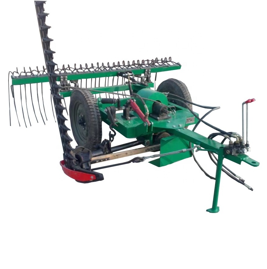 Tractor 3 Point Linkage Mini Garden Hay Rake with Cutting Function