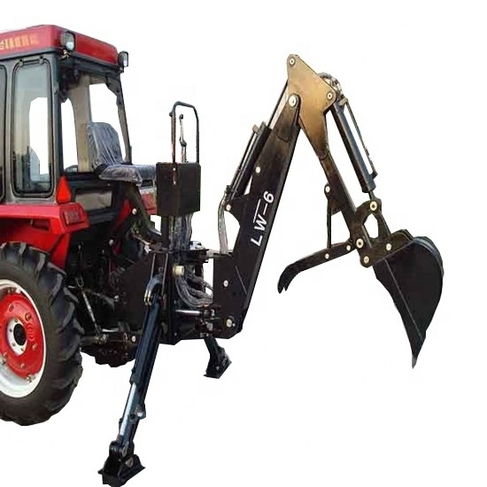 30HP Tractor Towable Backhoe 3 Point Hitch Small Backhoe Attachment