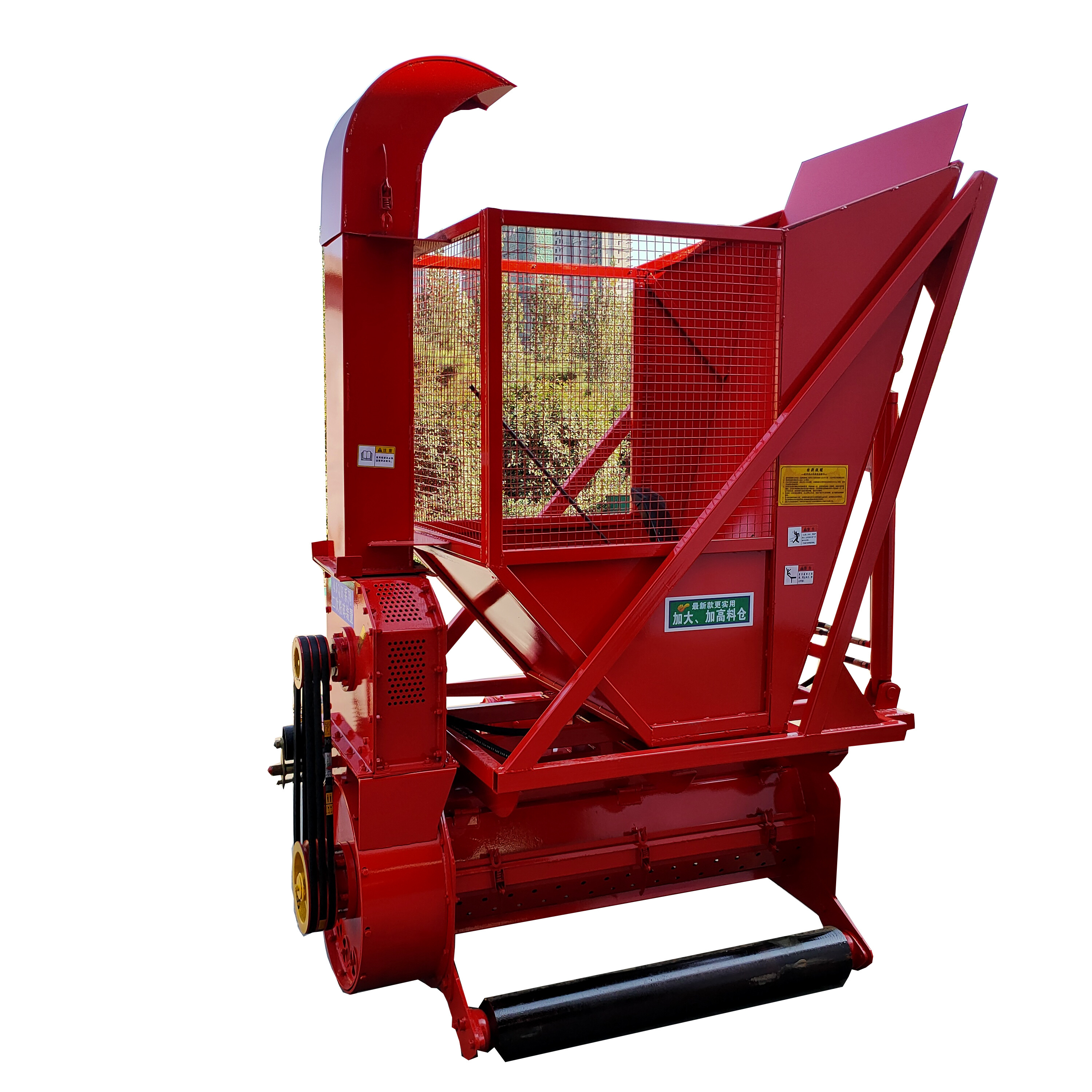 Single Row Forage Harvesting Machine Mini Silage Chopper Harvester for Sale