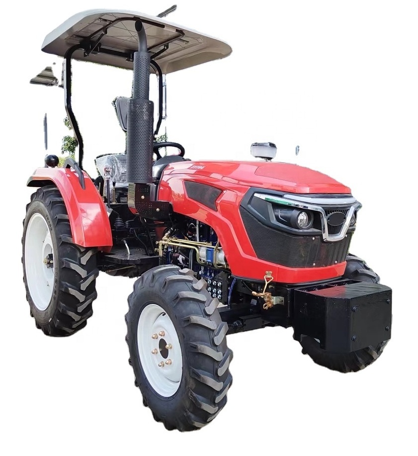 Four Wheel Mini Farm Tractor Machine 60HP Tractor for Farming