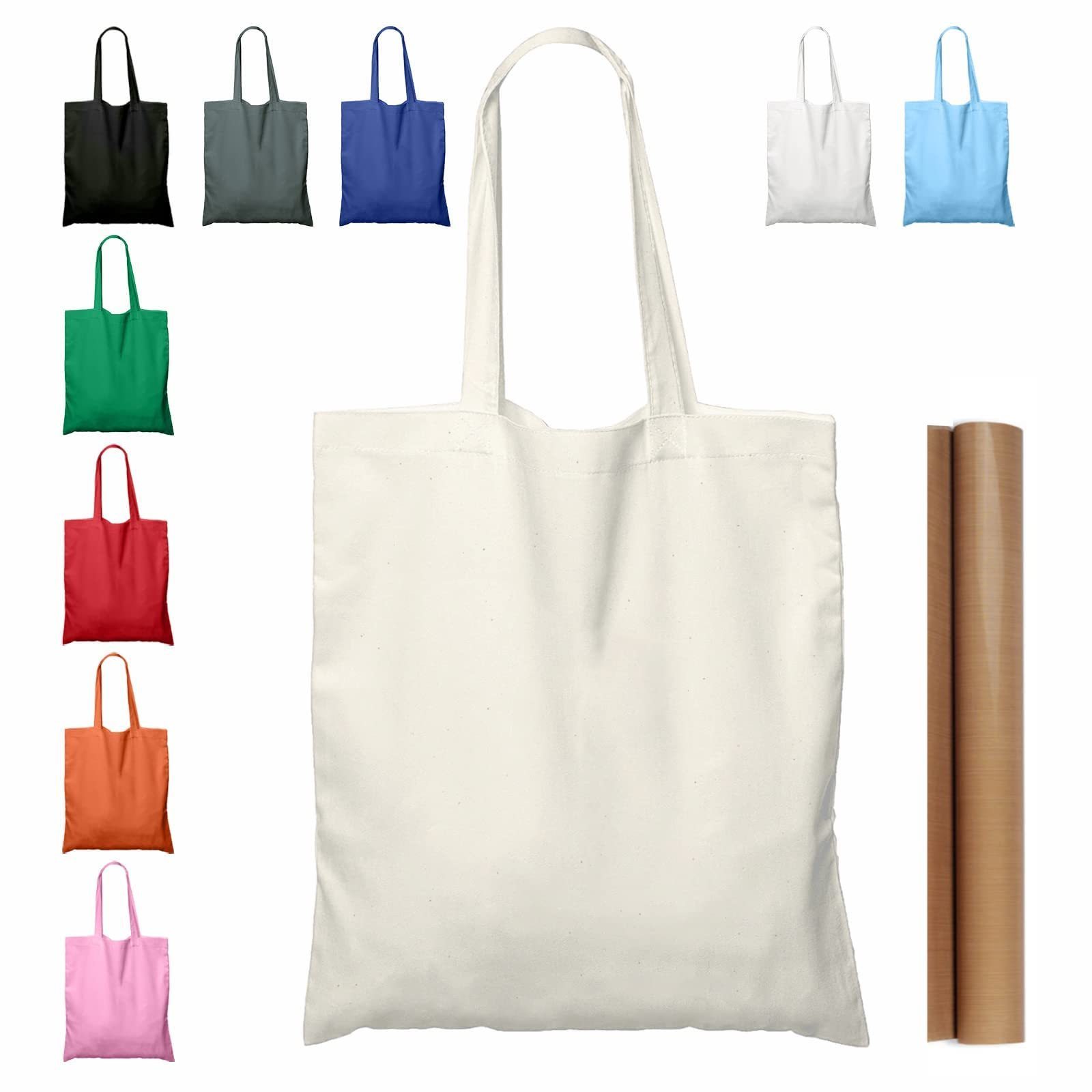 KAISEN High quality Custom Wholesale Cotton Tote Bag Reusable White  cotton bag canvas carry bags for shopping