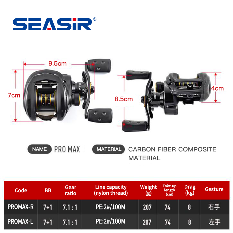 Seasir Reel Fishing Japan Used Fishing Reel Baitcasting Fishing Reel