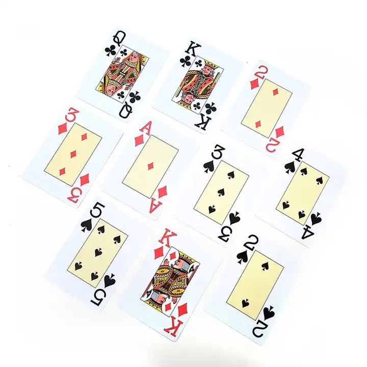 High Quality 310gsm Germany Black Core Paper Playing Cards with Silver Stamping Poker cards  For Entertainment