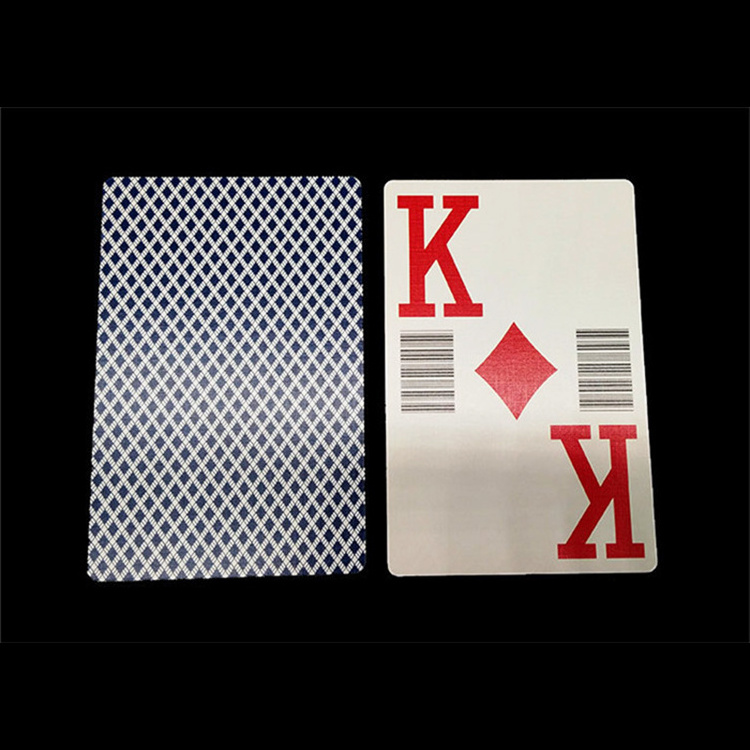 Custom Casino Playing Cards Jumbo Index Game Cards Good for Aged Player Plastic Cards Waterproof