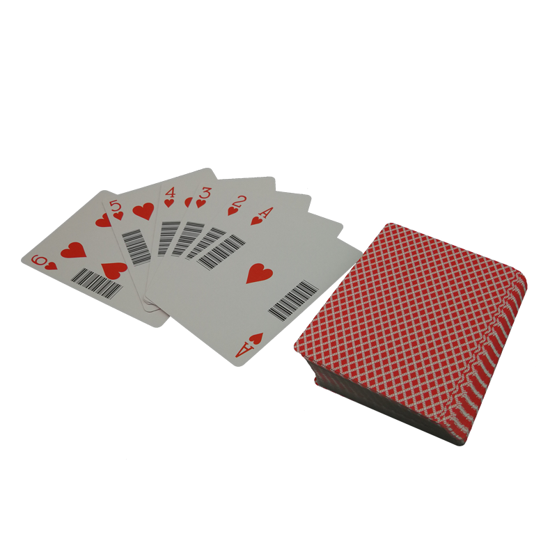 57*87 mm 63*88 mm Used Barcode Casino Gambling Paper Plastic PVC Poker Playing Card