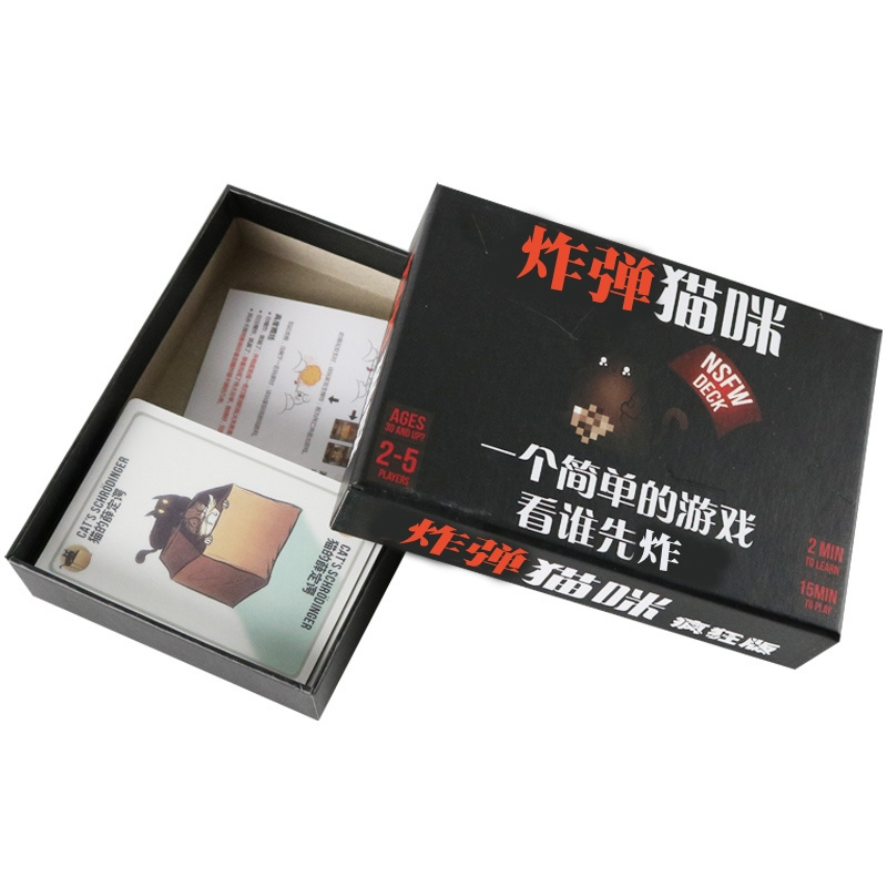 Custom Affirmation Cards Game Playing Cards Hot Sell Paper Board Kid Game