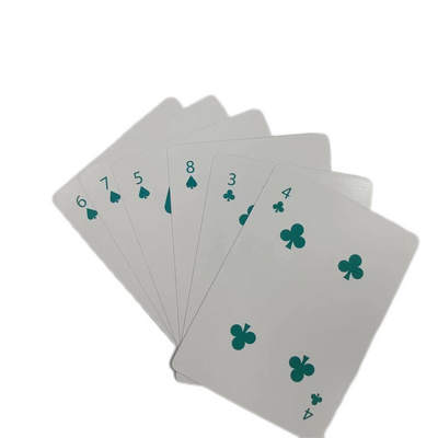 Waterproof Colorful PVC  Playing Cards Table Poker Plastic Fun Poker Cards for magic trick