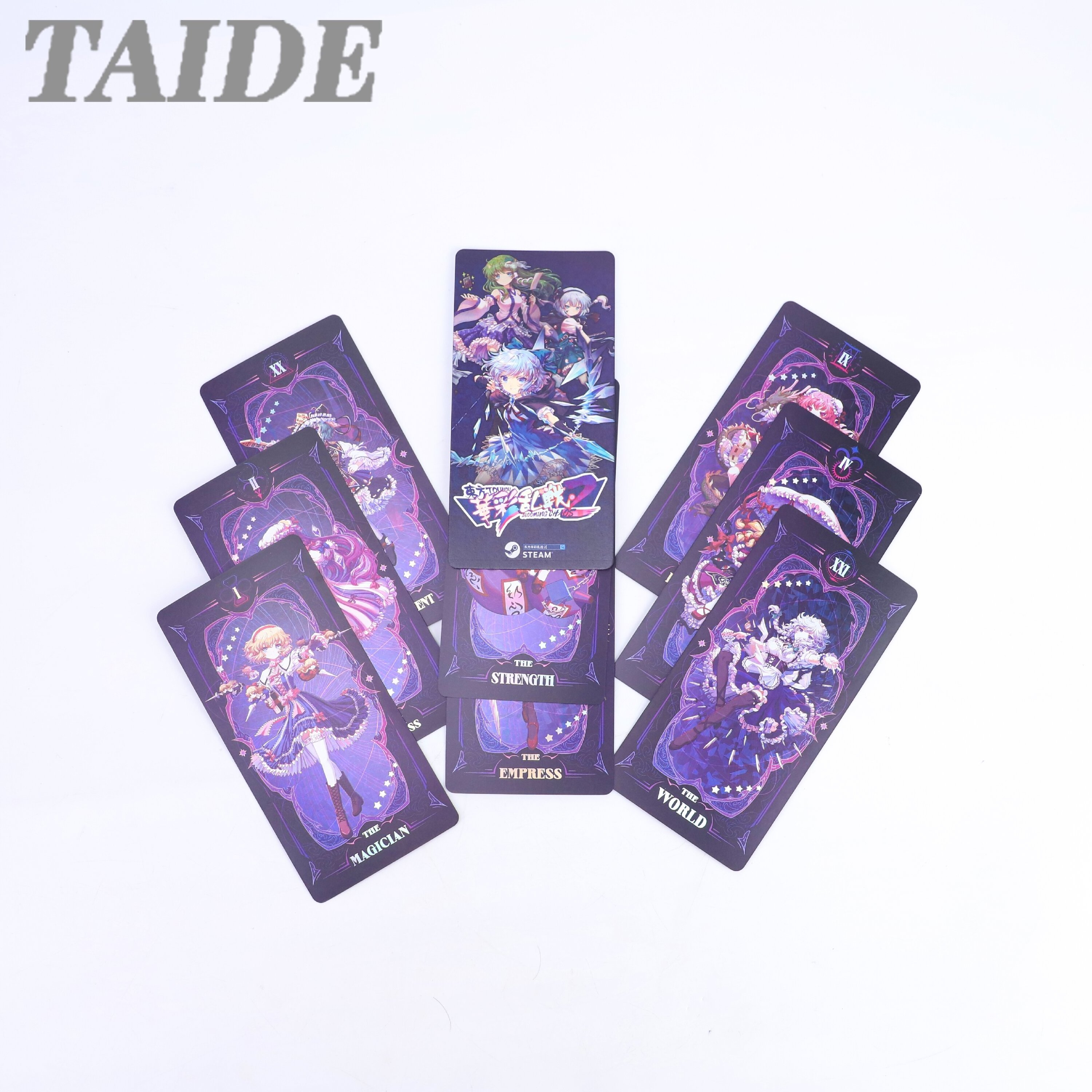 Wholesale Custom OEM Printing Tarot Card Deck 70*120mm High Quality Oracle Playing Cards China Factory Made Flash Card