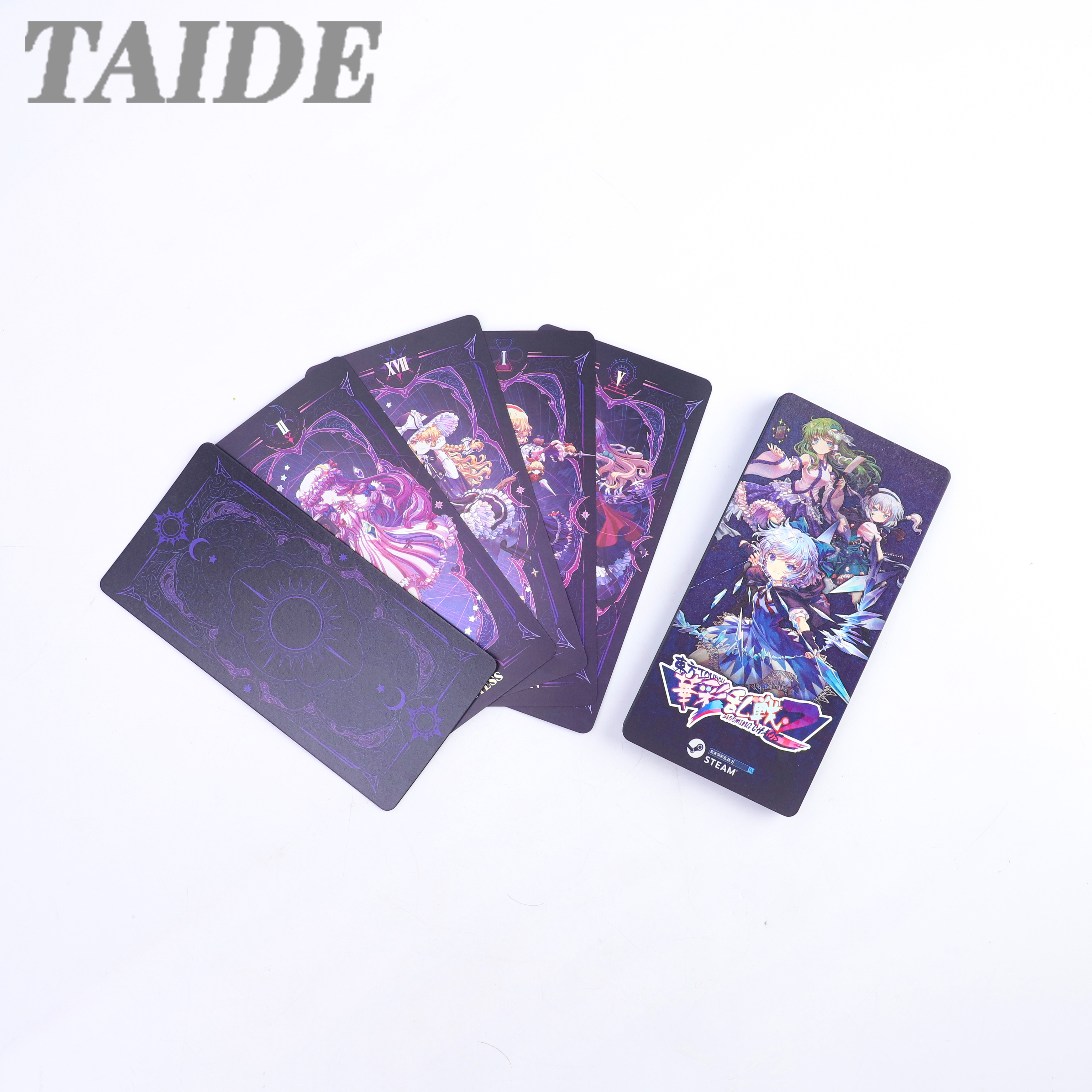 Wholesale Custom OEM Printing Tarot Card Deck 70*120mm High Quality Oracle Playing Cards China Factory Made Flash Card