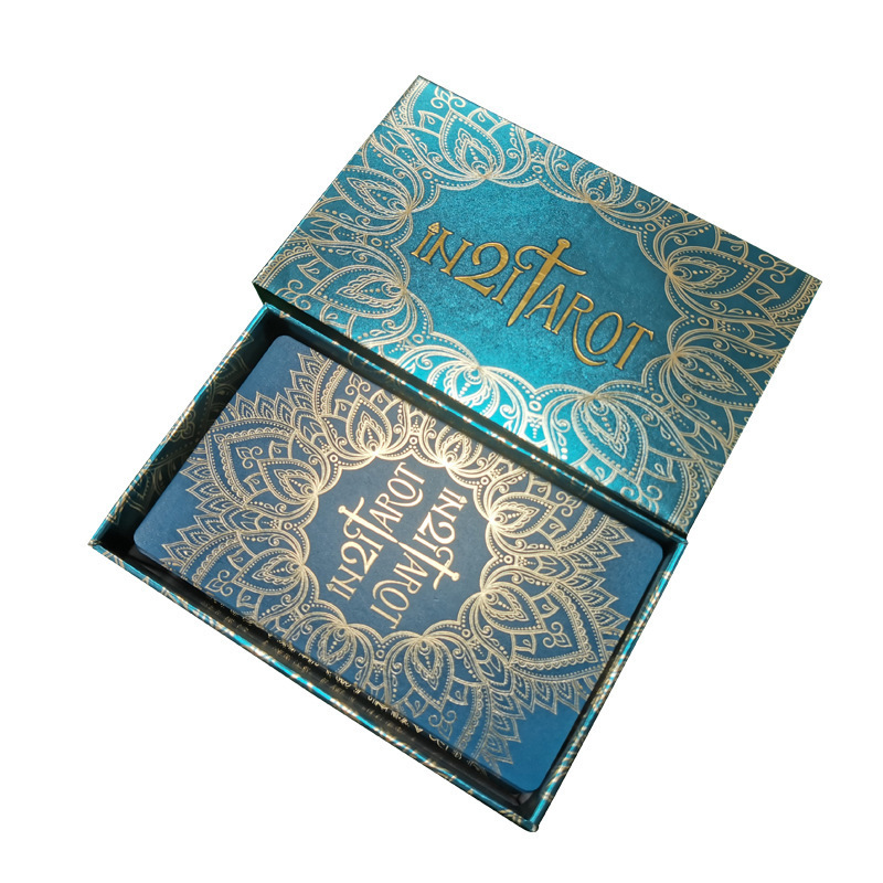 Customized Tarot Card Printing Cute Unique Mysteries Psychic Playing Cards  Oracle Deck With box