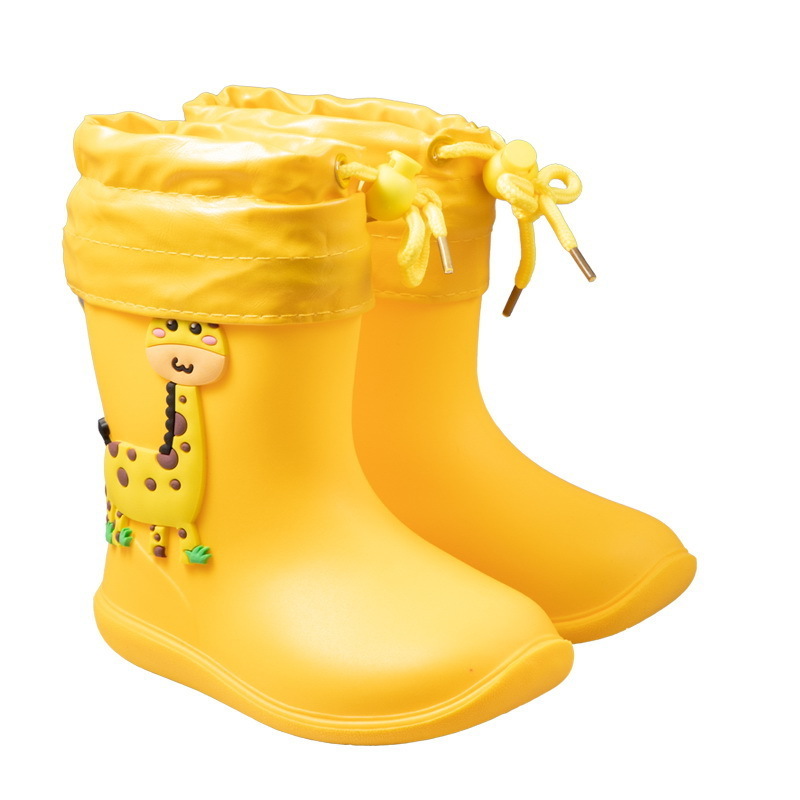 Baby Rain Shoes Umbrella Set Anti slip Water Shoes Kindergarten Cartoon Children's Rain Shoes in Stock