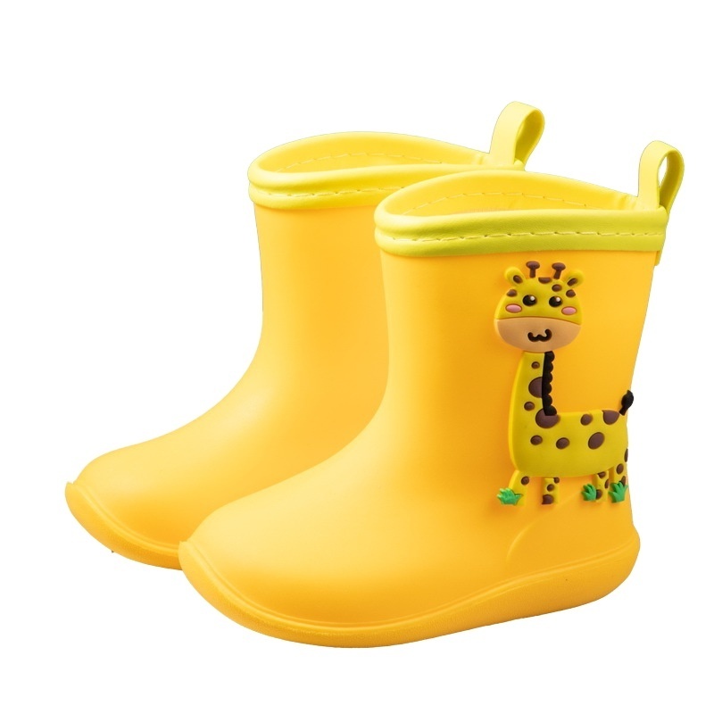 Baby Rain Shoes Umbrella Set Anti slip Water Shoes Kindergarten Cartoon Children's Rain Shoes in Stock