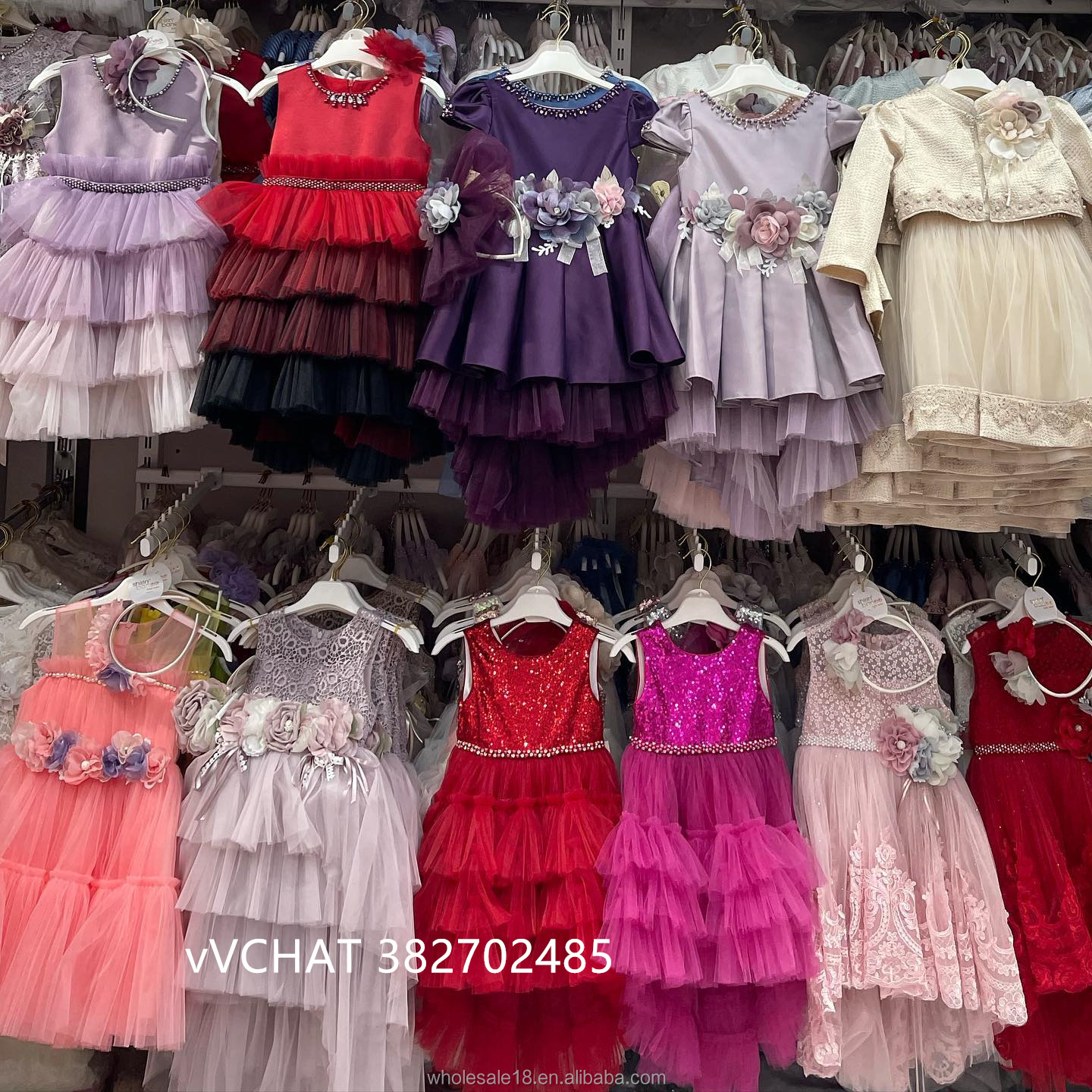 2024 Birthday Summer Kids Clothes Infant Princess Dresses Top-Ranking Suppliers Christmas Girl Dress