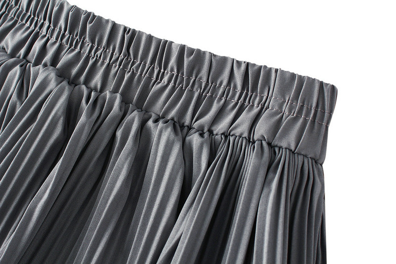 Asymmetric Pleated Cake Mid-Length Ruffle A-Line Skirts