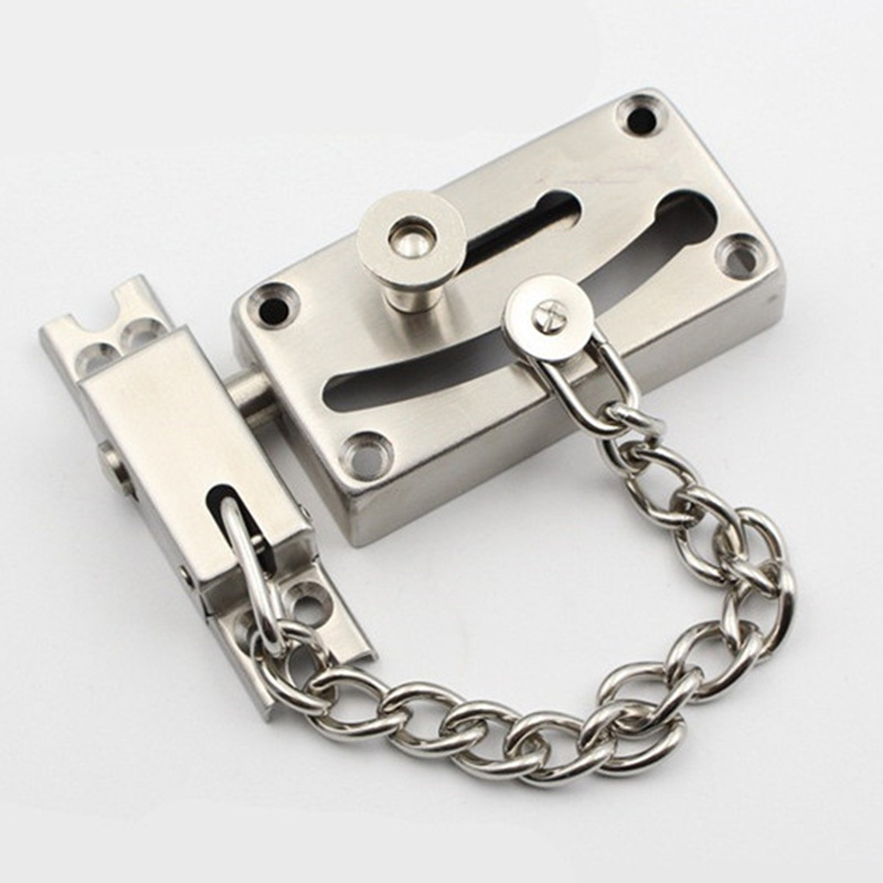 Pickproof door Lock Chain Bolt Safety Chain Hotel Security Chain Latch Hardware Door Lock