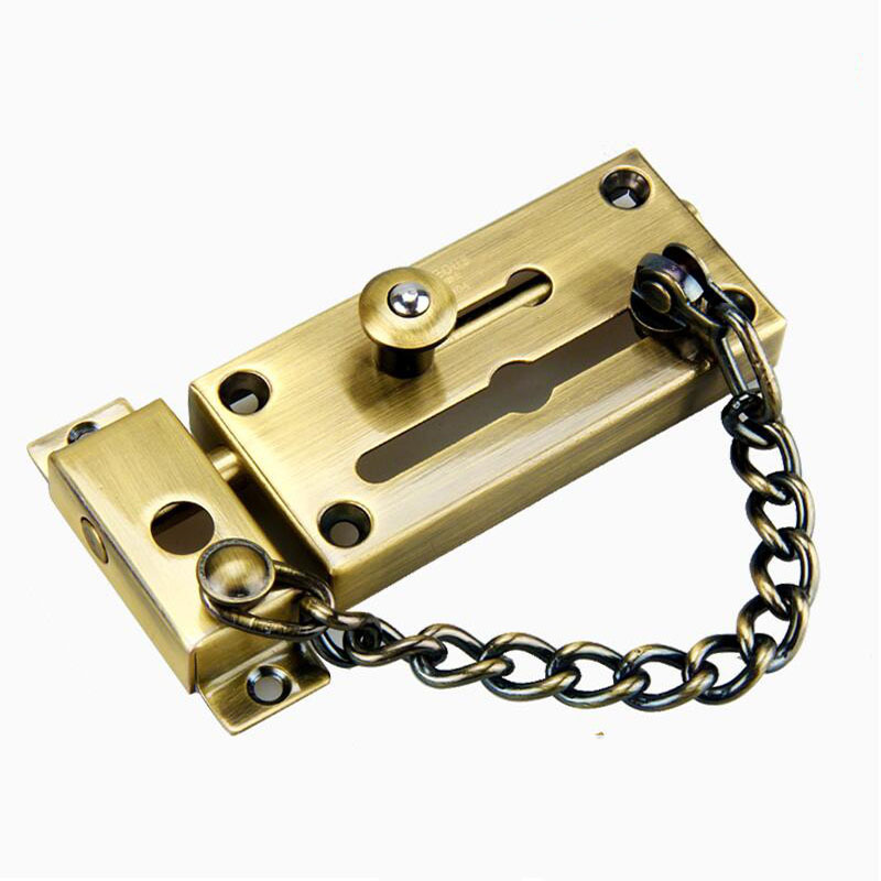 Pickproof door Lock Chain Bolt Safety Chain Hotel Security Chain Latch Hardware Door Lock