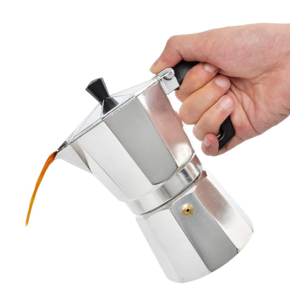 Aluminum Moka Espresso Latte Percolator Stove Top Coffee Maker Pot