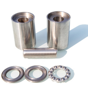 Stainless steel cylindrical hinges door welding hinge BAR ROUND HINGES