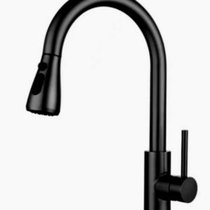 Black Commercial Kitchen Sink Faucet Pull Out Water Taps