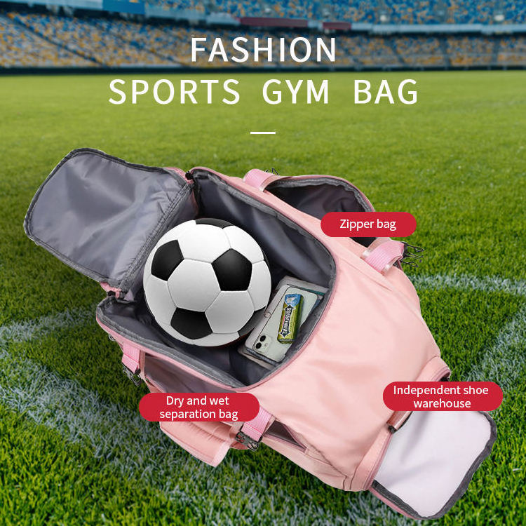 Custom Logo Travel Duffel Bag Women T90 Football Training Soccer Ball Sports Men Duffle Gym Bag