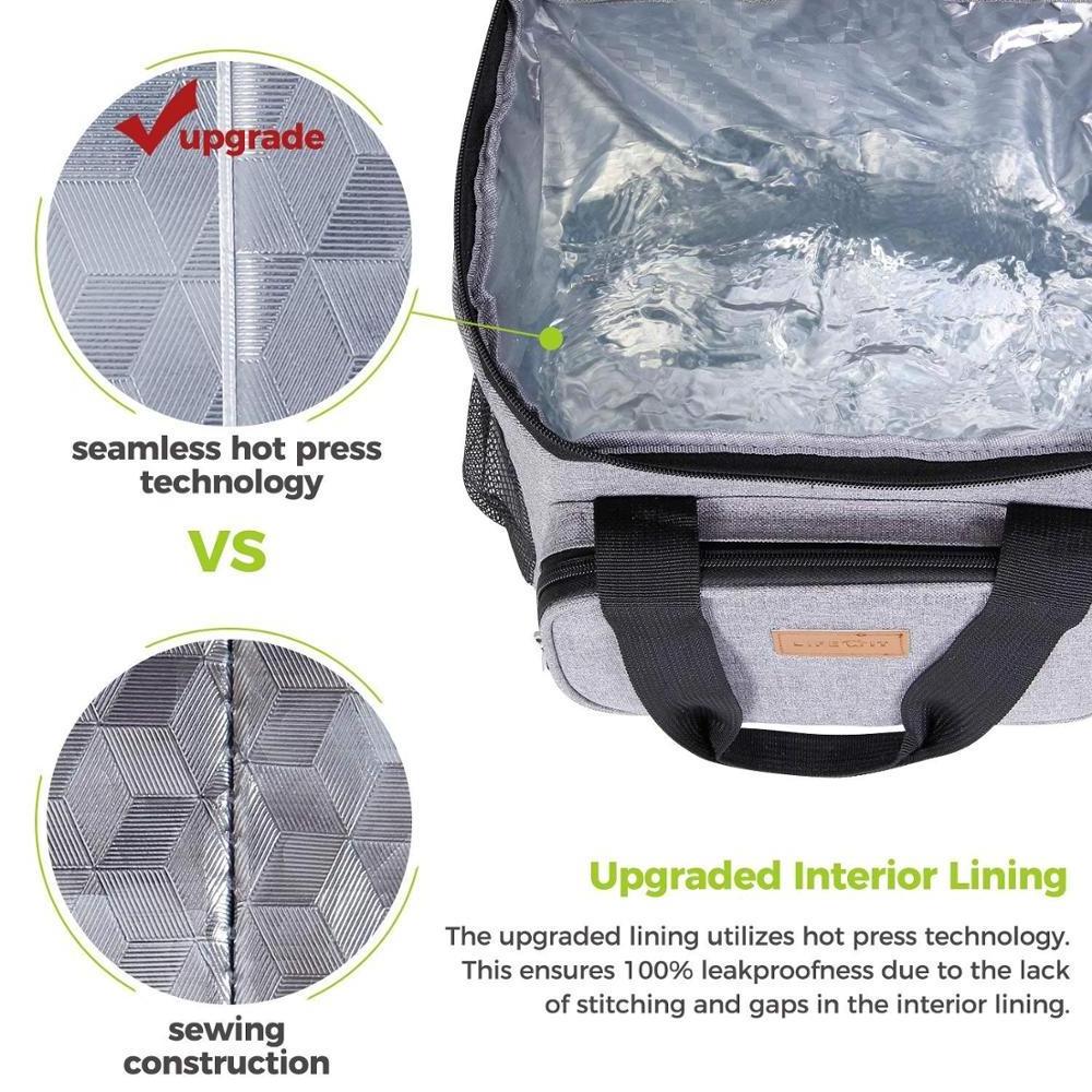 20  Can Hot Selling Waterproof Insulated Soft Lunch Cooler Bag Outdoor Tote Cooler Lunch Bag