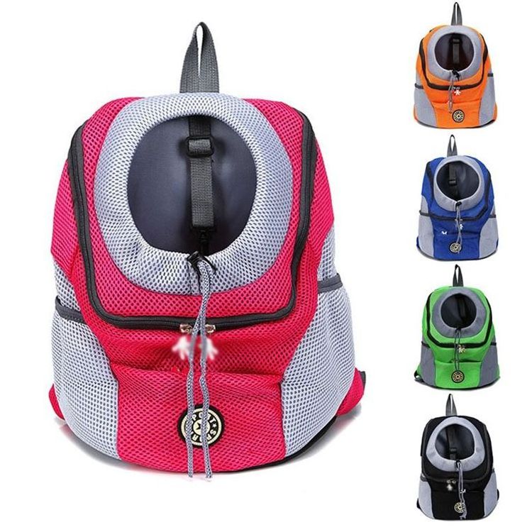 Breathable Dog Bag Pet Carrier Adjustable Backpack and Dog for Hiking Outdoor Travel