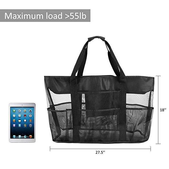 Cheap Hot Sale Factory customized Shopping Bag hot sale mesh beach bag large capacity  Tote Bag