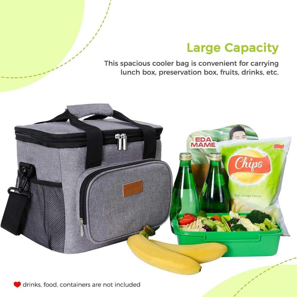 20  Can Hot Selling Waterproof Insulated Soft Lunch Cooler Bag Outdoor Tote Cooler Lunch Bag