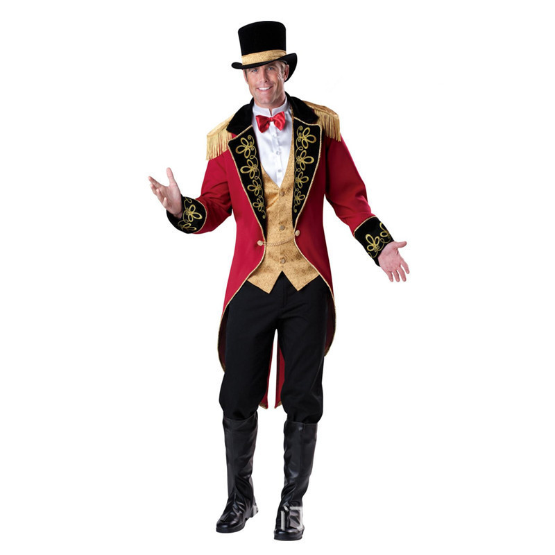 Halloween tuxedo tamer magician uniform clown COSPLAY costume